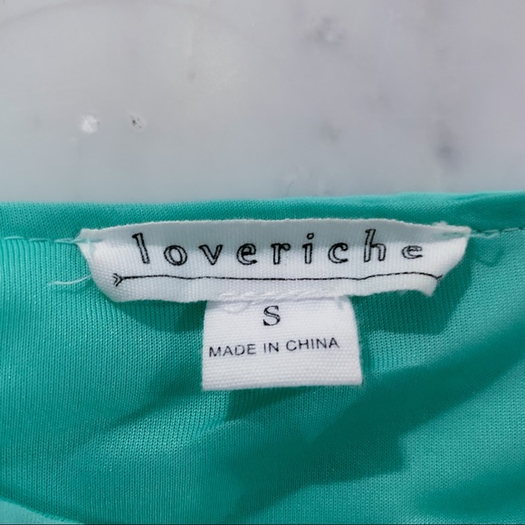 Mint Ruffle Sleeve Day Dress - Picture 12 of 13